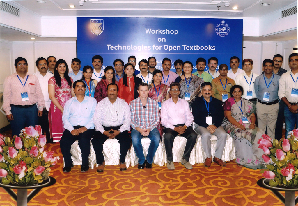 Resource Person Mr. Andrew Moore and Participants of the National Workshop on Technology for Open Textbook